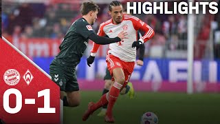 First Home Defeat of the Season | FC Bayern - Werder Bremen 0:1 | Highlights & Interview