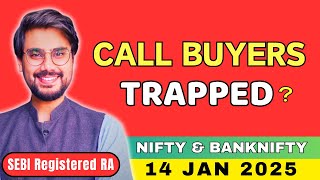 Nifty and BankNifty Prediction for Tuesday , 14 Jan 2025 | BankNifty Options Tomorrow | Rishi Money