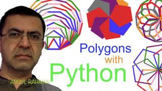 11 Let's draw polygons by programming a function in Python | Cool patterns | Cool designs