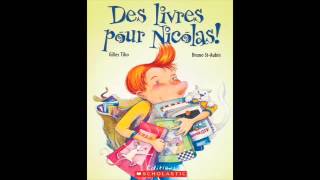 Des livres pour Nicolas!