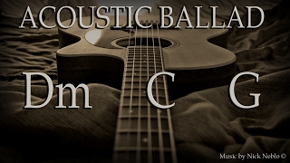 Emotional Acoustic Guitar Ballad Backing Track