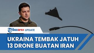 Kyiv Diguncang 3 Kali Ledakan, Pasukan Ukraina Langsung Tembak Jatuh 13 Drone Buatan Iran