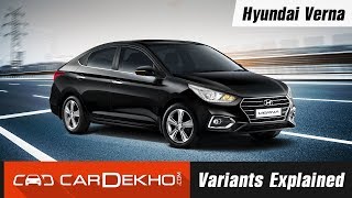 2017 Hyundai Verna | Variants Explained | CarDekho.com