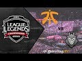 LCS EU Spring 2018 Finale - Fnatic vs G2