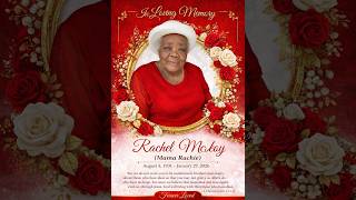 Thanksgiving Service for RACHEL MCKOY 'Mama Rachie' (August 05, 1931 - January 27, 2026)