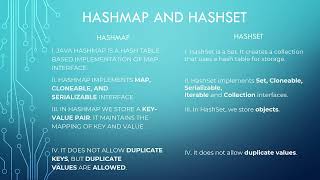 Difference between HASHMAP and HASHSET in java I Collection in Java | Java Tutorials for Beginners