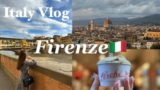 【イタリアVlog🇮🇹】美しいフィレンツェの街に感動/美食の国で食べまくり🍝/フィレンツェ観光【イタリア旅行】