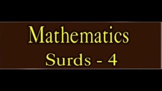 GURUKULAM || Mathematics - Surds (Mains) - P4 || LIVE INTERACTIVE SESSION With R.L.N. Murthy