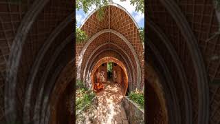 AMAZING BAMBOO ARCHITECTURE #design #architecture #art #artwork #sketch #bamboo #building #detailing