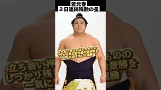 大相撲初場所 若元春２日連続殊勲の星