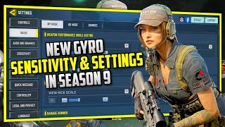 Best Gyroscope/Sensitivity Settings For COD Mobile | Pro Settings For MP \u0026 BR In (Season 9) #codm