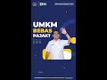 UMKM Bebas Pajak? Yuk Simak!