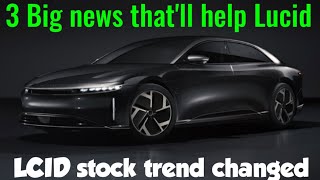 LCID stock trend changed | 3 Big news that will help Lucid