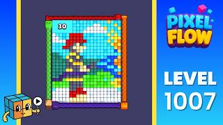 Pixel Flow Level 1007 Walkthrough Solution