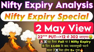 NIFTY EXPIRY ZERO HERO | NIFTY PREDICTION FOR TOMORROW & NIFTY ANALYSIS FOR 2nd MAY 2024