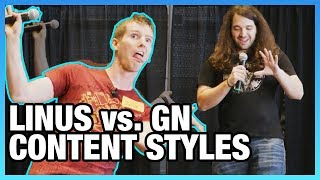 Linus vs. GN Content Style \u0026 Commenters, Ft. Linus Sebastian