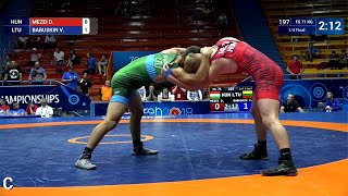 1/4 FS - 71 kg: D. MEZEI (HUN) v. V. BABUSKIN (LTU)