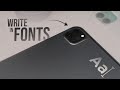 How to Write in Fonts on iPad (tutorial)