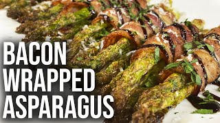 Easy HOLIDAY Side Dish | Bacon Wrapped Asparagus