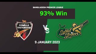 BPL 2023 : Comilla Victorians vs Sylhet Strikers, 5th Match Analysis & Prediction