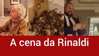Cena squisita a Roma da #rinaldi  - Michelle Hunziker Instagram Stories 18/12/22