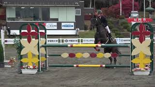 第71回全日本学生馬術三大大会　全日本学生賞典障害馬術競技　ジャンプオフ　3年　吉田ことみ　桜艶