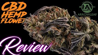 Arrowleaf Hemp OZ Kush | CBD Hemp Flower Review