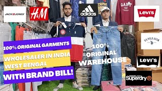 100% original garments supplier from West Bengal(India)with brand bill | Us polo,Levi's,adidas,nike