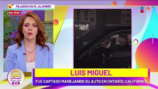 Luis Miguel CAPTADO manejando su Rolls Royce en California | Sale el Sol