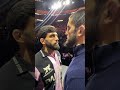 veja encarada entre islam makhachev e arman tsarukyan na coletiva de imprensa do ufc311 💪