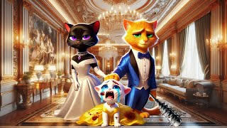 Maid Stepmother 😾 and Her Lover's Cruelty 💔 #cat #catvideos #cutecat #animation #cute