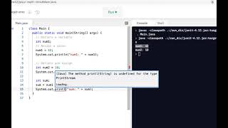 Java Programming Skills Using Replit: Variables Intro