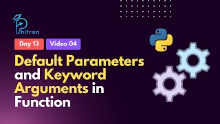 13.4 - Default Parameters and Keyword Arguments in Function | Python Bangla Tutorial