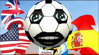 World Cup 2010 - Wavin' Flags & Singing Soccerballs - Animated Clip