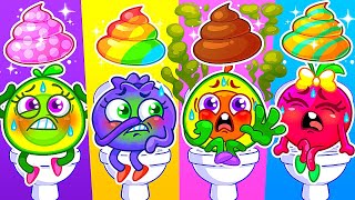 Colorful Adventures 🌈 Healthy Habits and Potty Training for Kids by Pit & Penny 🥑