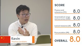 IELTS Speaking - Band 8.0 - with expert feedback (Kevin from China 🇨🇳)