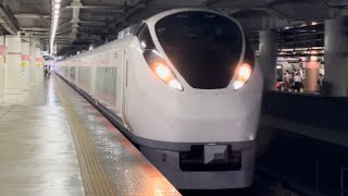 E657系ｶﾂK10編成が北千住駅3番線を通過するシーン（2024.7.9.17:30）