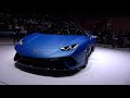 4k 360 lamborghini huracán performante spyder matte blue ad personam