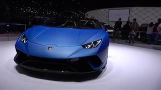 [4k] 360' Lamborghini Huracán Performante Spyder Matte Blue Ad Personam