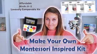 Make Your Own Montessori Inspired Play Kit at Home|Weeks 0-12 Lovevery Comparable|Maria & Montessori
