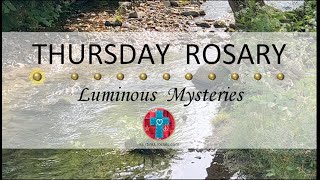 Thursday Rosary • Luminous Mysteries of the Rosary 💚 January 11, 2024 VIRTUAL ROSARY - MEDITATION