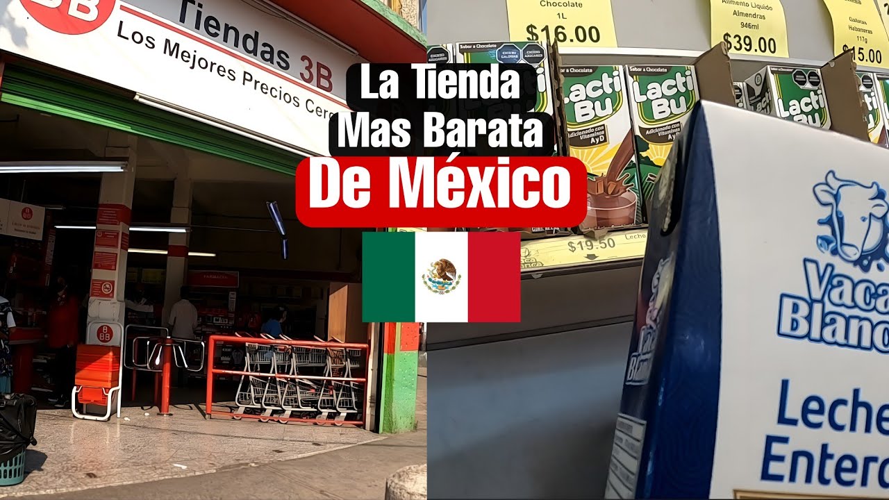 Ésta Es La Tienda Más Barata 🤑 De México 🇲🇽 *Tiendas 3B* - YouTube