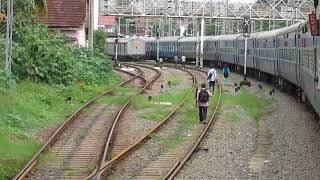 12617 Mangala Lakshadweep SF Express departing from Kannur, Kerala!