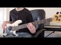 Bruno Mars - 24K Magic Bass cover Live at American Music Awards