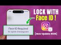 How to Lock Instagram on iPhone with Face ID! [Step-By-Step Guide]