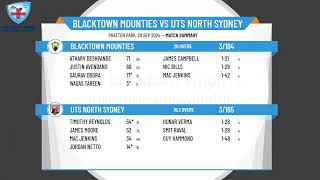 Blacktown Mounties v UTS North Sydney