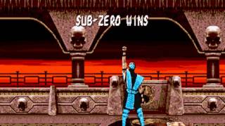 Mortal Kombat 2 - Amiga - Stage Fatality - Kombat Tomb (Slide)