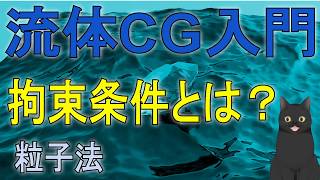 【11分で解説】流体CG入門｜拘束条件とは？｜粒子法