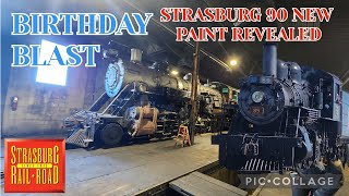 Strasburg Railroad Birthday Blast | (STRASBURG 90 NEW PAINT LEAK)