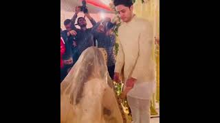 Hiba bukhari & arez ahmed nikkah viral video 🎉 #shorts #ytshorts